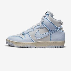 Nike Dunk High 1985 Football Gray Blue Sneaker, Size 8